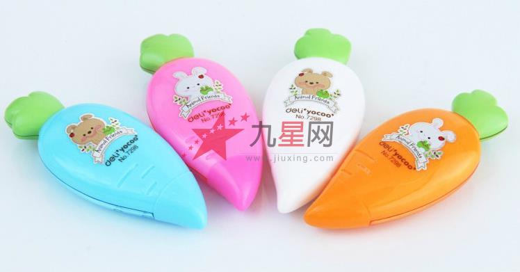 得力7298我爱小萝修正带deli涂改带 改正带