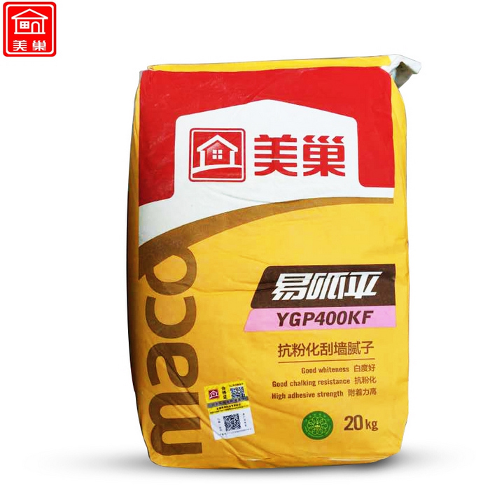 美巢腻子粉 易呱平内墙腻子粉 ygp400kf 抗粉化 环保