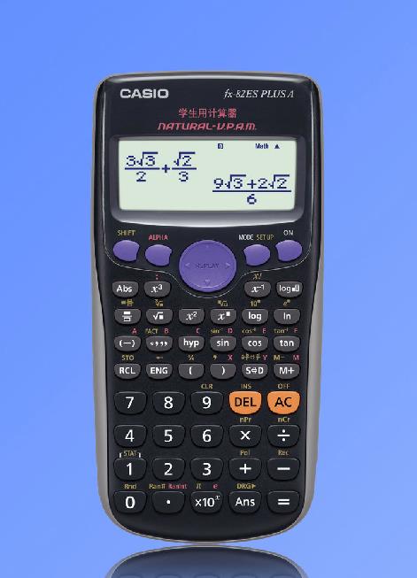 正品卡西欧fx-82es plus a学生科学函数计算器 全国联保 7折优惠