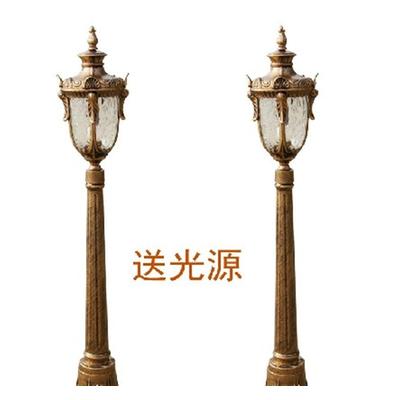 欧式庭院灯户外灯路灯双头 室外灯公园灯 街道灯园林别墅灯防水